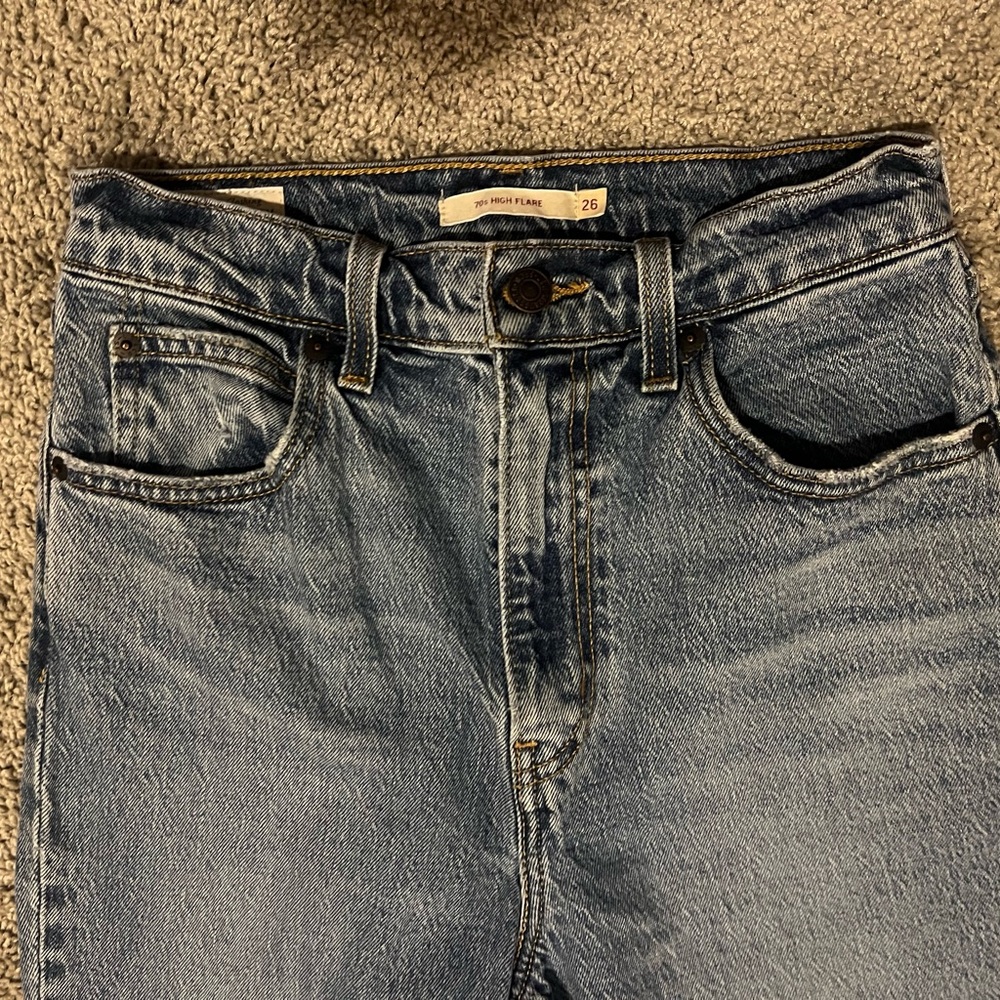 Levi 70s High Flare Jeans